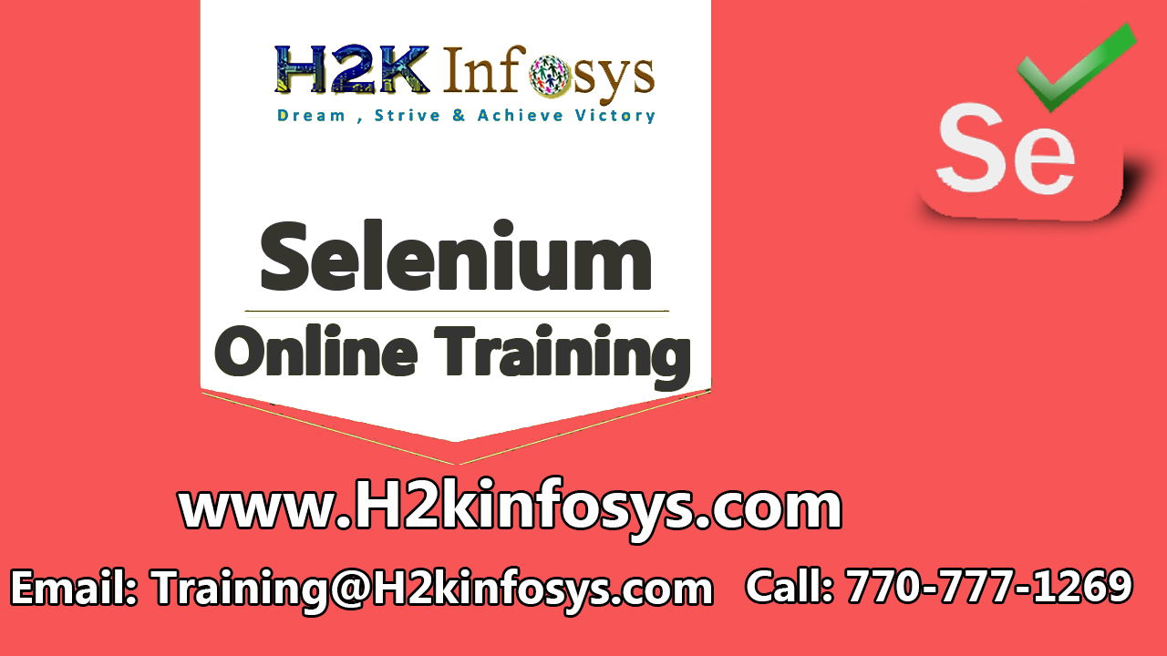 Selenium Online Training with Job Assistance