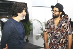 Trivikram, Allu Arjun updates, allu arjun and trivikram shooting for a commercial, Coke