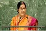 Sushma Swaraj, Pakistan, befitting reply by sushma swaraj to pakistan, Nawaz sharif