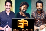 Geetha Arts new announcements, Geetha Arts upcoming movies, geetha arts to announce three pan indian films, Suriya