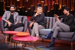 koffee with karan baahubali team episode, Baahubali team, baahubali trio shares coffee couch on koffee with karan, Rana daggupati