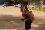 Racist Attack In Texas video, Racist Attack In Texas, racist attack in texas woman arrested, Indian american