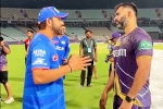 Rohit Sharma breaking news, Rohit Sharma next IPL, rohit sharma s unfiltered chat with kkr coach breaks internet, Viral news