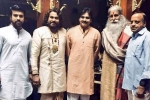 Amitabh Bachchan, Pawan Kalyan, pawan kalyan pays visit to sets of sye raa, Bollywood megastar