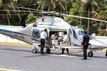 yousuf ali in kerala, yousuf ali private helicopter, watch lulu boss yousuf ali lands in a private jet in kerala to cast his vote, Trichur district