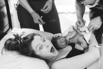 nancy ray blog, instgram, mother s moment of surprise perfectly captured after she births a boy while expecting a girl goes viral, Jolly
