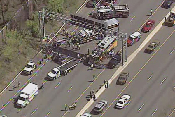 Crash on Beltway left Maryland Trooper, Motorist Hospitalized in critical condition !!