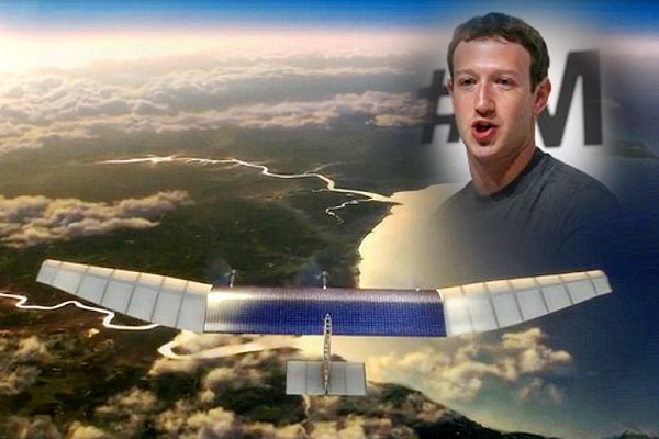 Facebook's fleet of drones to beam the internet to everyone},{