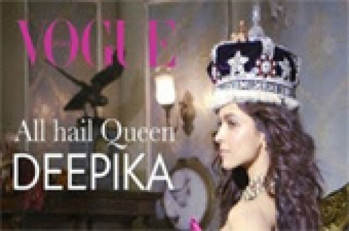 deepika padukone the queen of bollywood vogue photo shoot