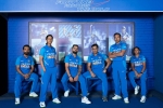 bcci, cricket jerseys india, bcci unveils new jerseys for indian cricket teams, 2019 world cup