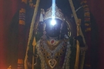 Ram Lalla idol, Ayodhya, surya tilak illuminates ram lalla idol in ayodhya, Ram